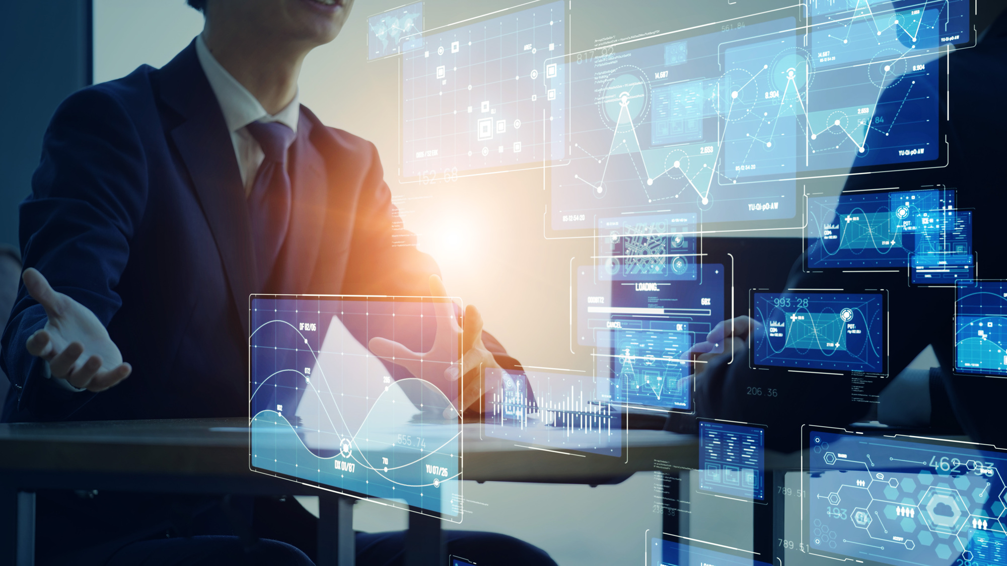 AIによるデータ分析を活用した営業活動のイメージ